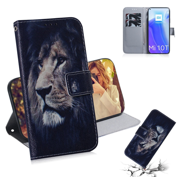 Coloured Drawing Horizontal Flip Leather Case, with Holder & Card Slots & Wallet, For Samsung Galaxy S21+ 5G, For Xiaomi Mi 10T / 10T Pro 5G