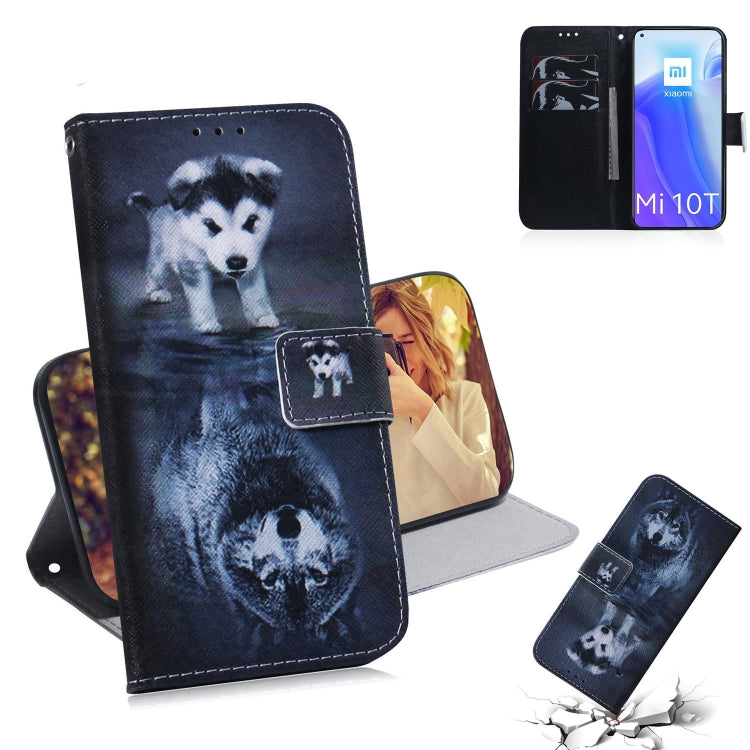 Coloured Drawing Horizontal Flip Leather Case, with Holder & Card Slots & Wallet, For Samsung Galaxy S21+ 5G, For Xiaomi Mi 10T / 10T Pro 5G