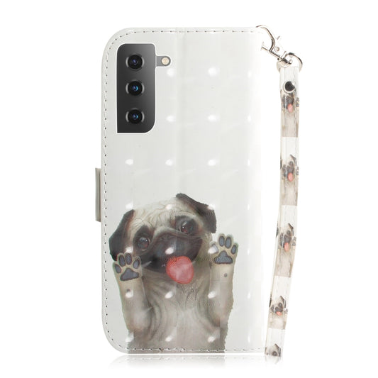 Protective leather case Galaxy S21+ 5G with 3D artwork and built-in holder stand