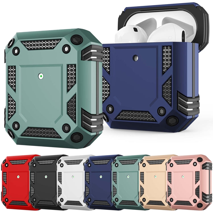 Iron Man Four-corner Shockproof Earphone Protective Cover For AirPods 1 / 2, For AirPods 1 / 2