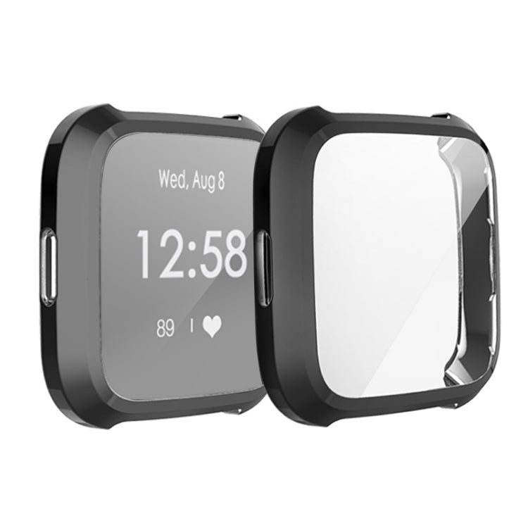 For Fitbit Versa Lite Smart Watch Full Coverage Plating TPU Protective Case