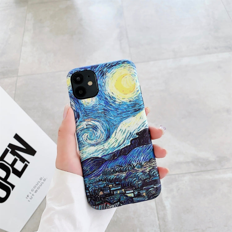 IMD Workmanship TPU Oil Painting Protective Case, For iPhone 11 Pro