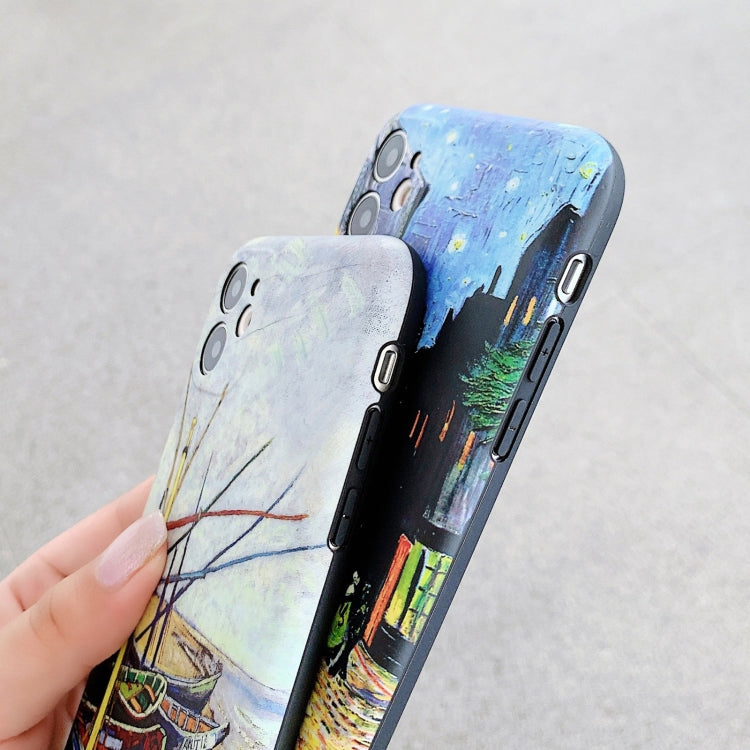 IMD Workmanship TPU Oil Painting Protective Case, For iPhone 11 Pro