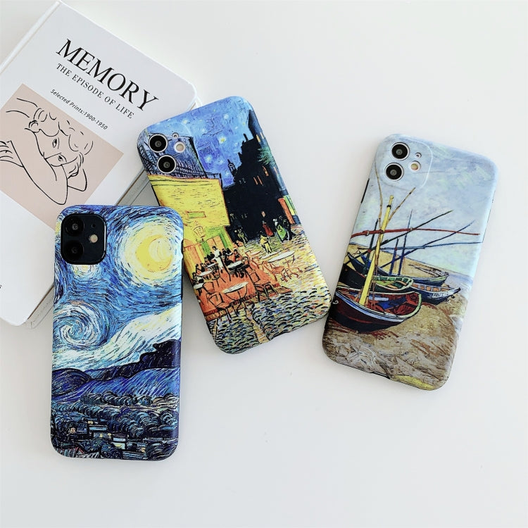 IMD Workmanship TPU Oil Painting Protective Case, For iPhone 11 Pro