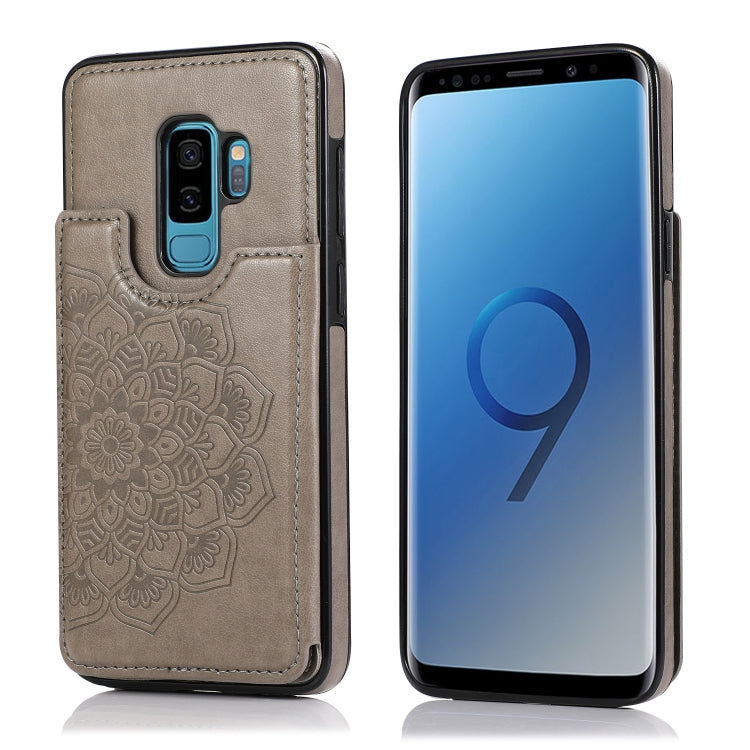 Double Buckle Mandala Pattern PU+TPU Protective Case with Card Slots & Holder & Photo Frame, For Samsung Galaxy Note 10 Plus, For Samsung Galaxy Note20, For Samsung Galaxy S9, For Samsung Galaxy S9 Plus