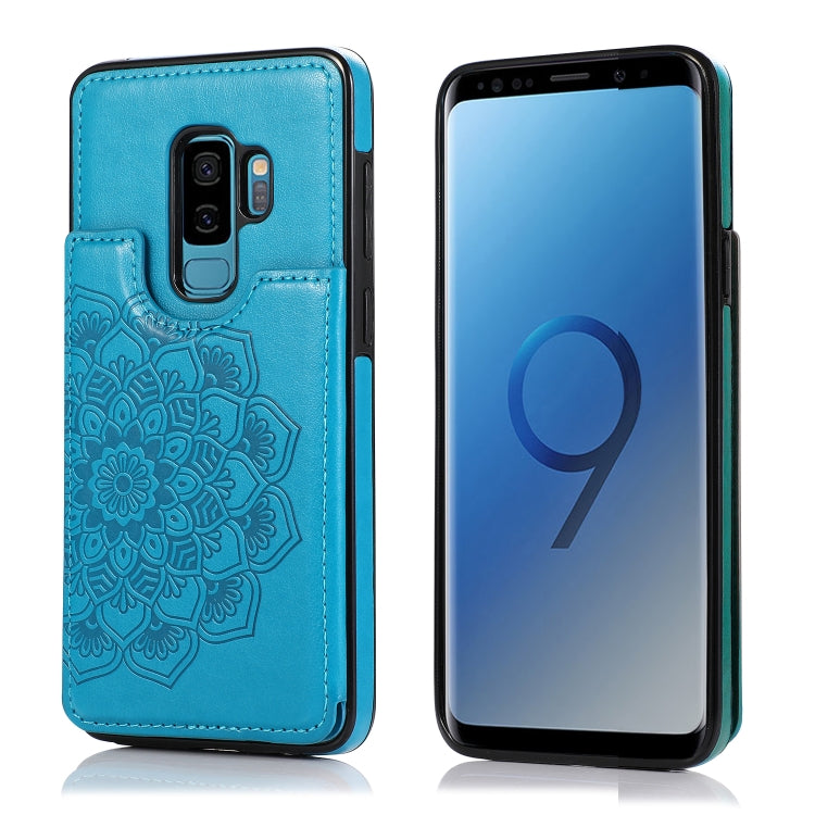 Double Buckle Mandala Pattern PU+TPU Protective Case with Card Slots & Holder & Photo Frame, For Samsung Galaxy Note 10 Plus, For Samsung Galaxy Note20, For Samsung Galaxy S9, For Samsung Galaxy S9 Plus