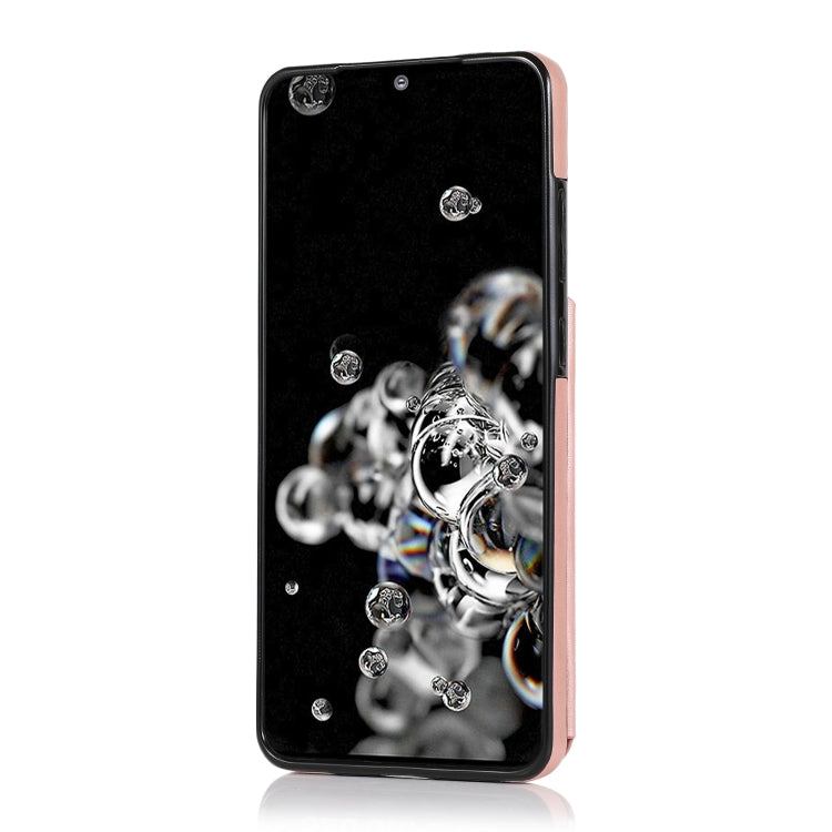 Double Buckle Mandala Pattern PU+TPU Protective Case with Card Slots & Holder & Photo Frame, For Samsung Galaxy S20 Ultra