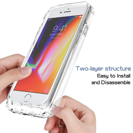 High transparency gradual color change phone case rear view detail