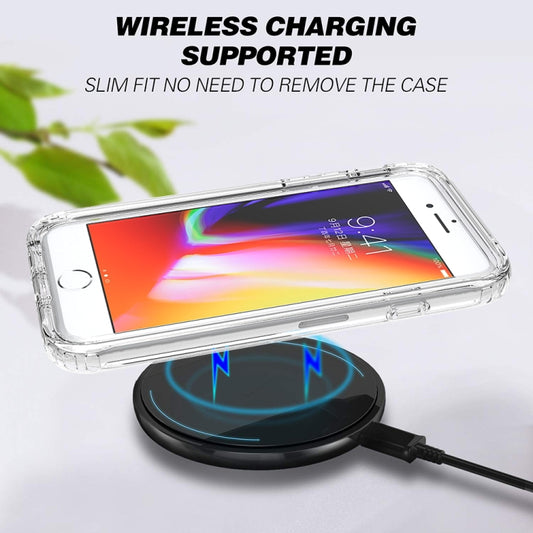 Dual-material iPhone 6s 7 Plus 8 Plus case corner drop protection