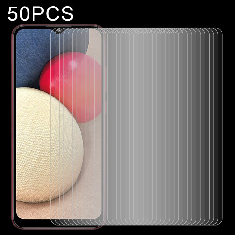 50 PCS 0.26mm 9H 2.5D Tempered Glass Film