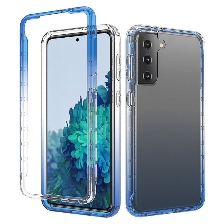 Shockproof  High Transparency Two-color Gradual Change PC+TPU Candy Colors Protective Case, For Samsung Galaxy S21+ 5G, For Samsung Galaxy S21 Ultra 5G
