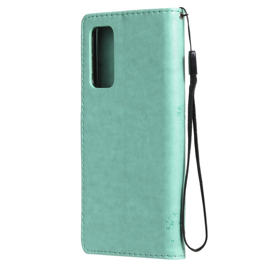 PU leather Galaxy S20 FE 5G case interior showing card slots and wallet compartments