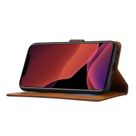 Viewing angle of integrated photo frame window with protective leather frame border