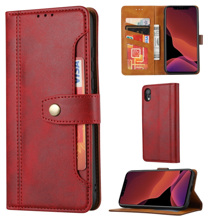Calf Texture Double Fold Clasp Horizontal Flip Leather Case with Photo Frame & Holder & Card Slots & Wallet, For iPhone XR, For Samsung Galaxy S30, For Samsung Galaxy S30 Plus, For Samsung Galaxy S30 Ultra, For Huawei P20, For Huawei P30 Lite