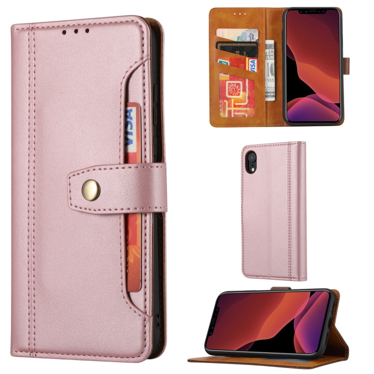 Calf Texture Double Fold Clasp Horizontal Flip Leather Case with Photo Frame & Holder & Card Slots & Wallet, For iPhone XR, For Samsung Galaxy S30, For Samsung Galaxy S30 Plus, For Samsung Galaxy S30 Ultra, For Huawei P20, For Huawei P30 Lite