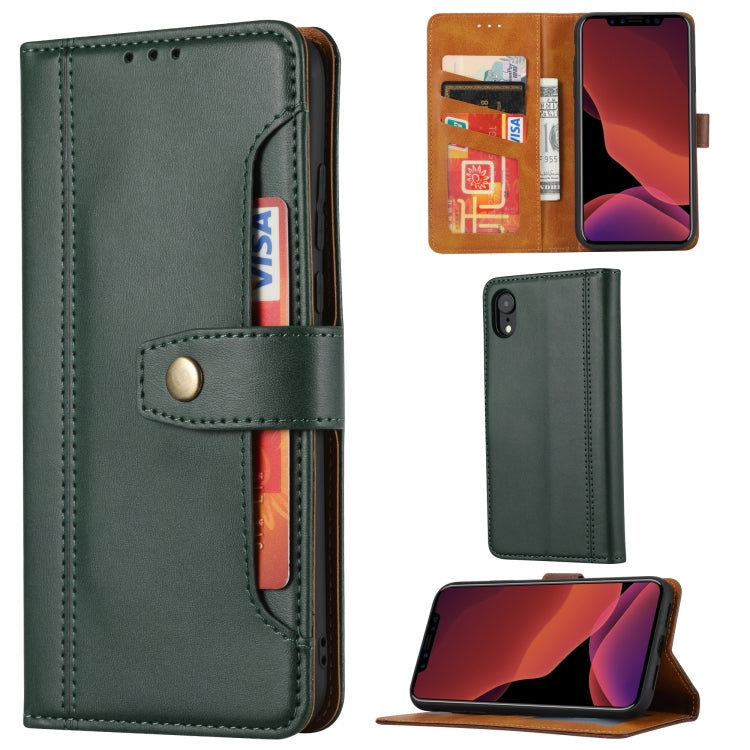 Calf Texture Double Fold Clasp Horizontal Flip Leather Case with Photo Frame & Holder & Card Slots & Wallet, For iPhone XR, For Samsung Galaxy S30, For Samsung Galaxy S30 Plus, For Samsung Galaxy S30 Ultra, For Huawei P20, For Huawei P30 Lite