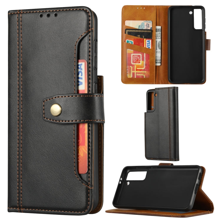 Calf Texture Double Fold Clasp Horizontal Flip Leather Case with Photo Frame & Holder & Card Slots & Wallet, For iPhone XR, For Samsung Galaxy S30, For Samsung Galaxy S30 Plus, For Samsung Galaxy S30 Ultra, For Huawei P20, For Huawei P30 Lite