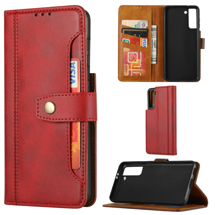 Calf Texture Double Fold Clasp Horizontal Flip Leather Case with Photo Frame & Holder & Card Slots & Wallet, For iPhone XR, For Samsung Galaxy S30, For Samsung Galaxy S30 Plus, For Samsung Galaxy S30 Ultra, For Huawei P20, For Huawei P30 Lite