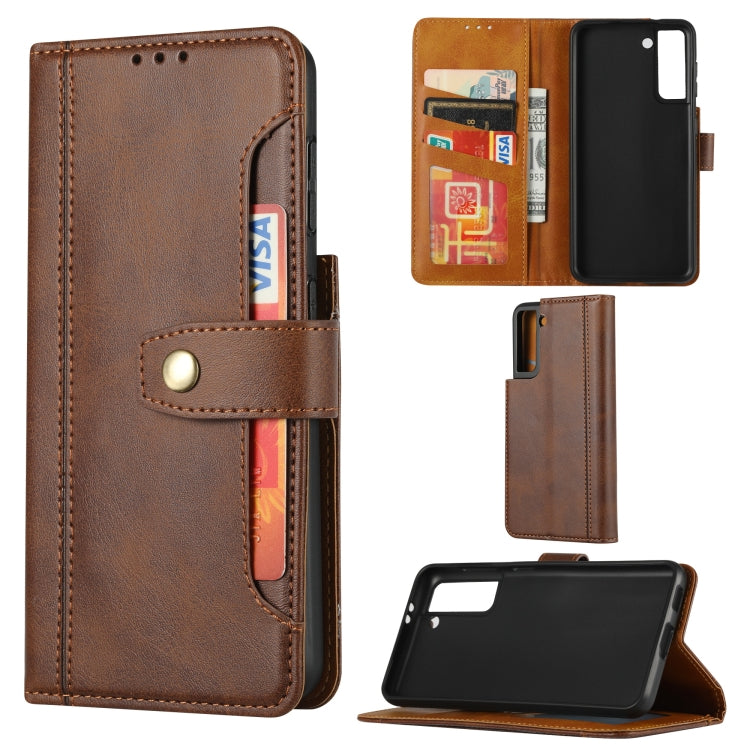 Calf Texture Double Fold Clasp Horizontal Flip Leather Case with Photo Frame & Holder & Card Slots & Wallet, For iPhone XR, For Samsung Galaxy S30, For Samsung Galaxy S30 Plus, For Samsung Galaxy S30 Ultra, For Huawei P20, For Huawei P30 Lite