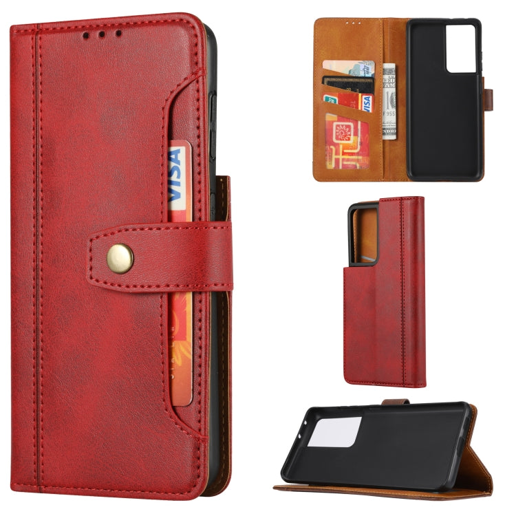 Calf Texture Double Fold Clasp Horizontal Flip Leather Case with Photo Frame & Holder & Card Slots & Wallet, For iPhone XR, For Samsung Galaxy S30, For Samsung Galaxy S30 Plus, For Samsung Galaxy S30 Ultra, For Huawei P20, For Huawei P30 Lite