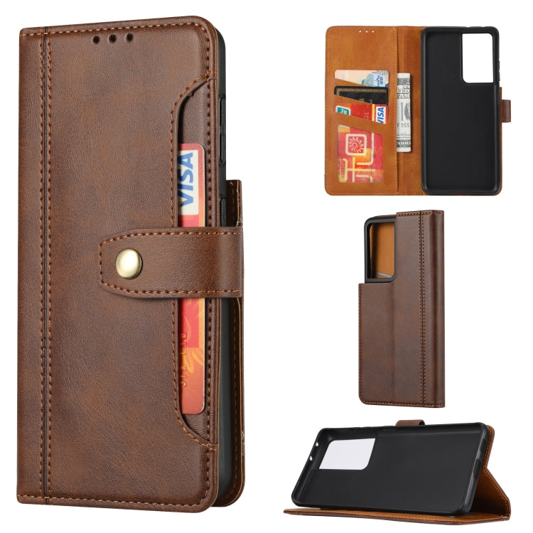 Calf Texture Double Fold Clasp Horizontal Flip Leather Case with Photo Frame & Holder & Card Slots & Wallet, For iPhone XR, For Samsung Galaxy S30, For Samsung Galaxy S30 Plus, For Samsung Galaxy S30 Ultra, For Huawei P20, For Huawei P30 Lite