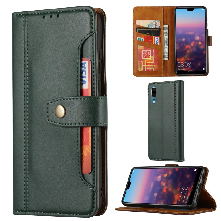 Calf Texture Double Fold Clasp Horizontal Flip Leather Case with Photo Frame & Holder & Card Slots & Wallet, For iPhone XR, For Samsung Galaxy S30, For Samsung Galaxy S30 Plus, For Samsung Galaxy S30 Ultra, For Huawei P20, For Huawei P30 Lite
