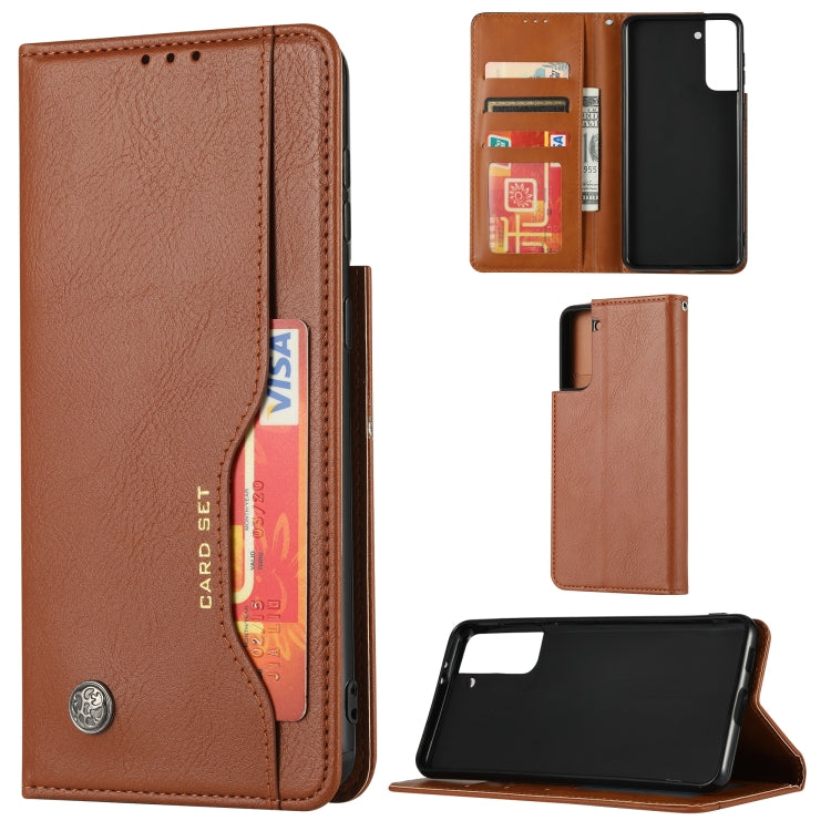 Knead Skin Texture Horizontal Flip Leather Case with Photo Frame & Holder & Card Slots & Wallet, For Samsung Galaxy S21 5G, For Samsung Galaxy S21+ 5G, For Samsung Galaxy S21 Ultra 5G