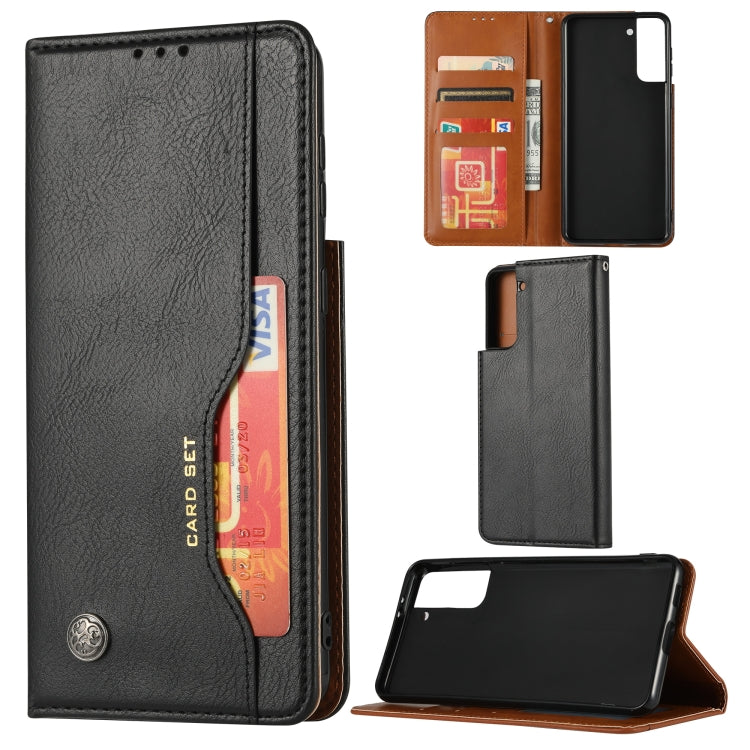 Knead Skin Texture Horizontal Flip Leather Case with Photo Frame & Holder & Card Slots & Wallet, For Samsung Galaxy S21 5G, For Samsung Galaxy S21+ 5G, For Samsung Galaxy S21 Ultra 5G