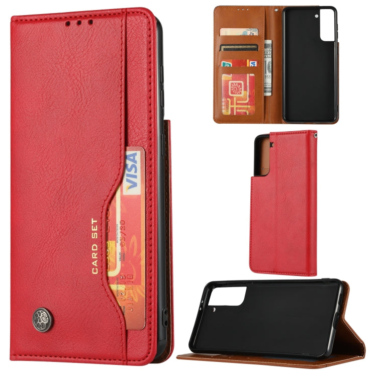 Knead Skin Texture Horizontal Flip Leather Case with Photo Frame & Holder & Card Slots & Wallet, For Samsung Galaxy S21 5G, For Samsung Galaxy S21+ 5G, For Samsung Galaxy S21 Ultra 5G