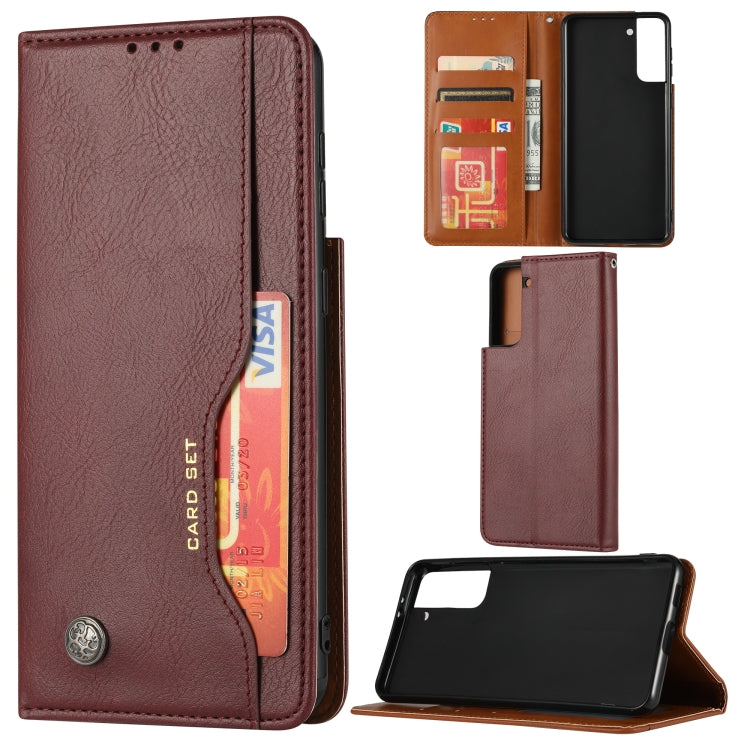 Knead Skin Texture Horizontal Flip Leather Case with Photo Frame & Holder & Card Slots & Wallet, For Samsung Galaxy S21 5G, For Samsung Galaxy S21+ 5G, For Samsung Galaxy S21 Ultra 5G