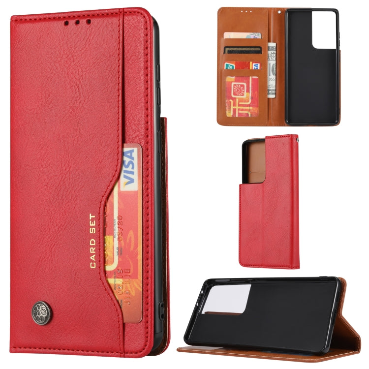 Knead Skin Texture Horizontal Flip Leather Case with Photo Frame & Holder & Card Slots & Wallet, For Samsung Galaxy S21 5G, For Samsung Galaxy S21+ 5G, For Samsung Galaxy S21 Ultra 5G