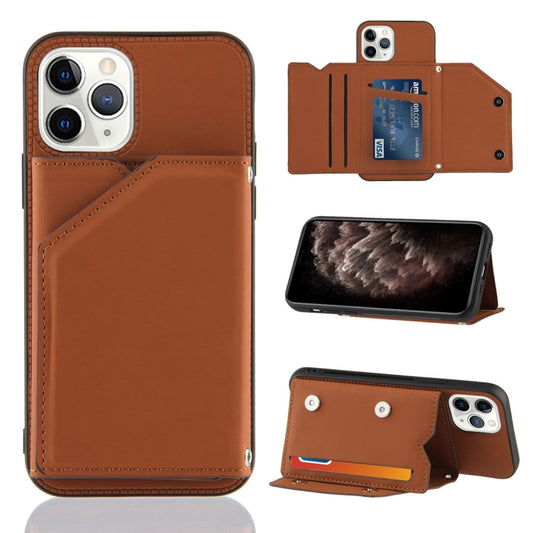 iPhone 12 Pro shockproof case with card slots and photo frame holder