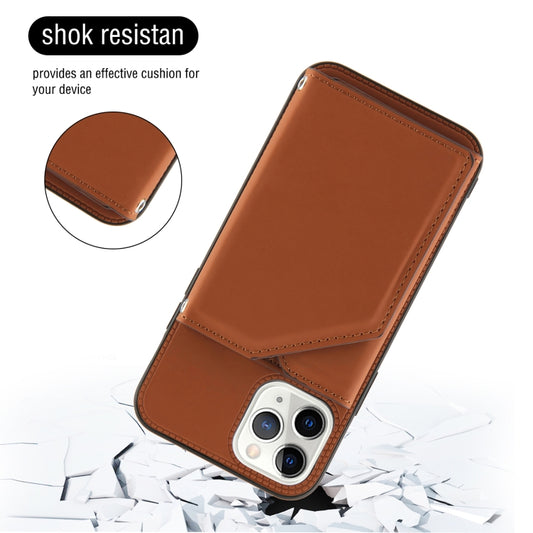 iPhone 12 case with built-in card slot storage and kickstand frame