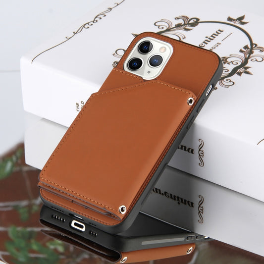 iPhone 12 Pro case featuring photo frame window and card holder pocket