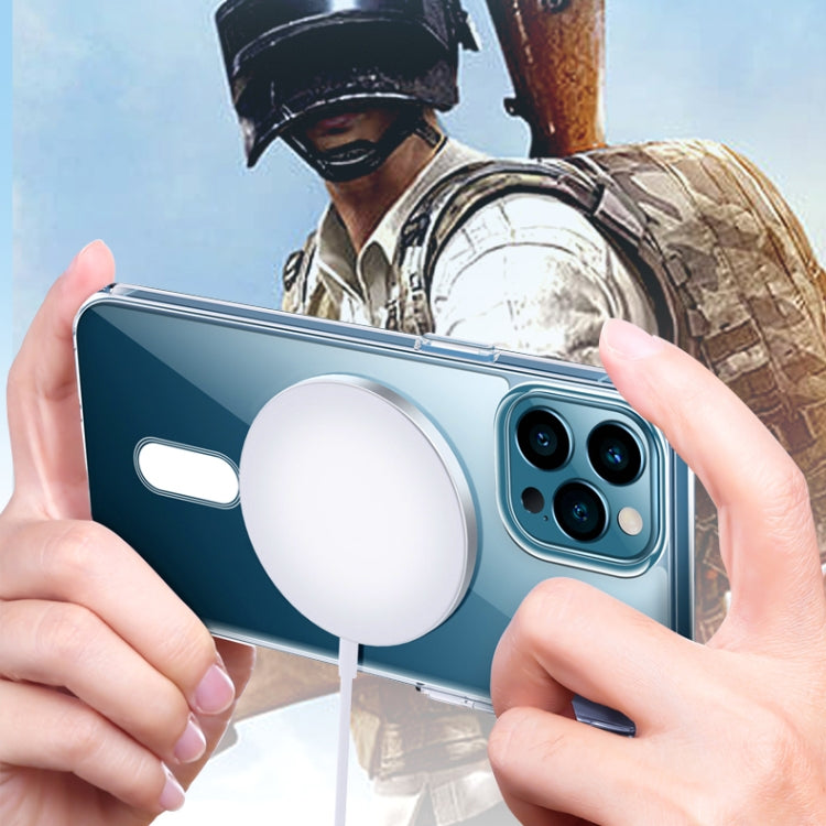 WK WPC-007 iDeal Series Magsafe Case Magnetic Ring All-inclusive Clear TPU Transparent Shockproof Case