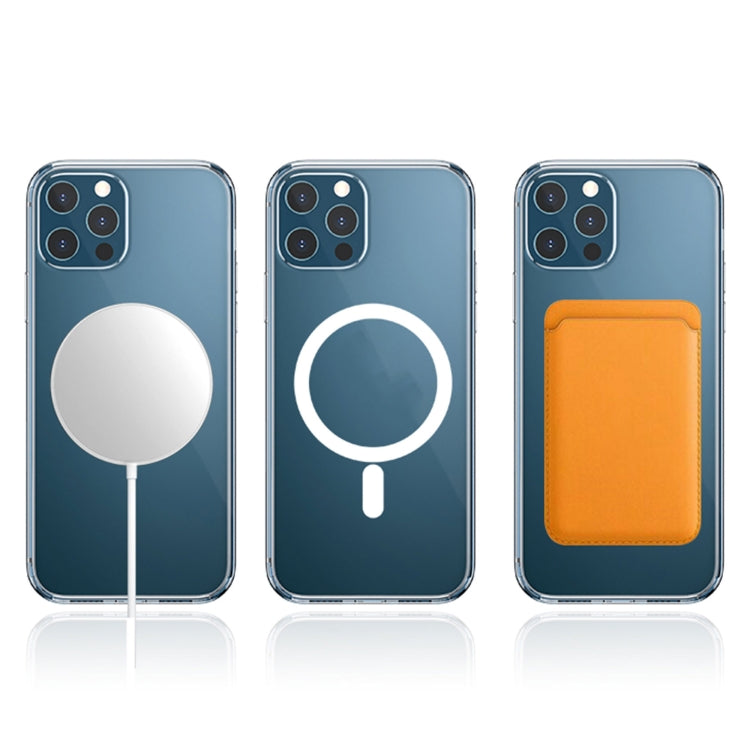 WK WPC-007 iDeal Series Magsafe Case Magnetic Ring All-inclusive Clear TPU Transparent Shockproof Case