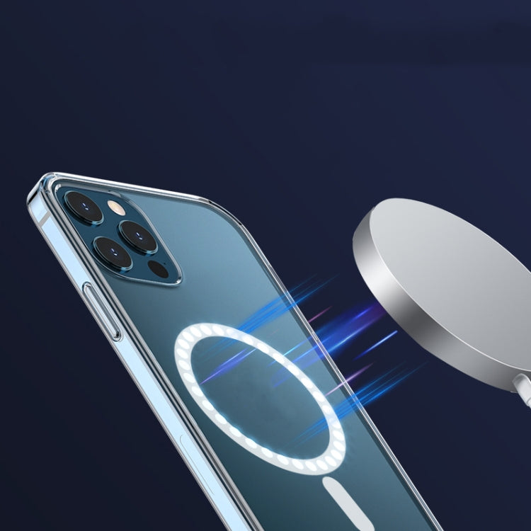 WK WPC-007 iDeal Series Magsafe Case Magnetic Ring All-inclusive Clear TPU Transparent Shockproof Case