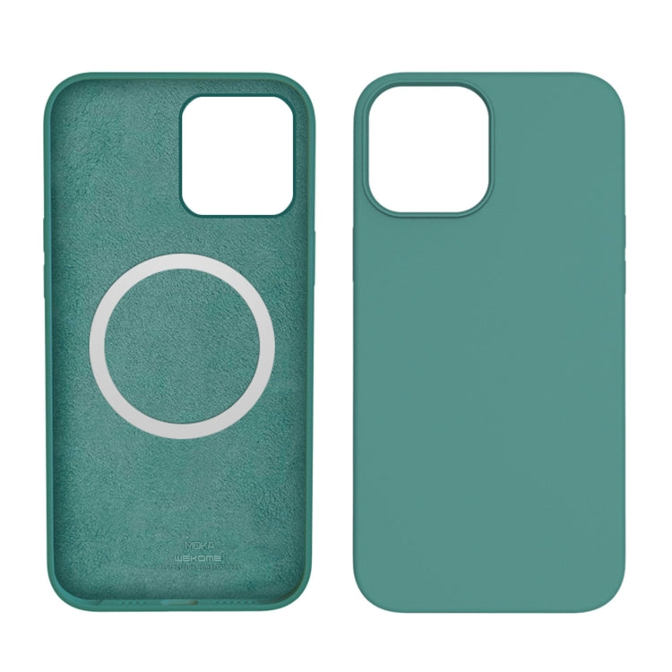 WK WPC-005 iDeal Series Magnetic Liquid Silicone Full Coverage Shockproof Magsafe Case with Magsafe Charging Magnet, For iPhone 12 / 12 Pro, For iPhone 12 Pro Max