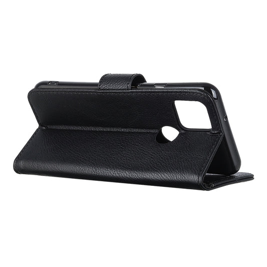 Cowhide flip case OPPO A15 multiple card slots integrated holder functionality