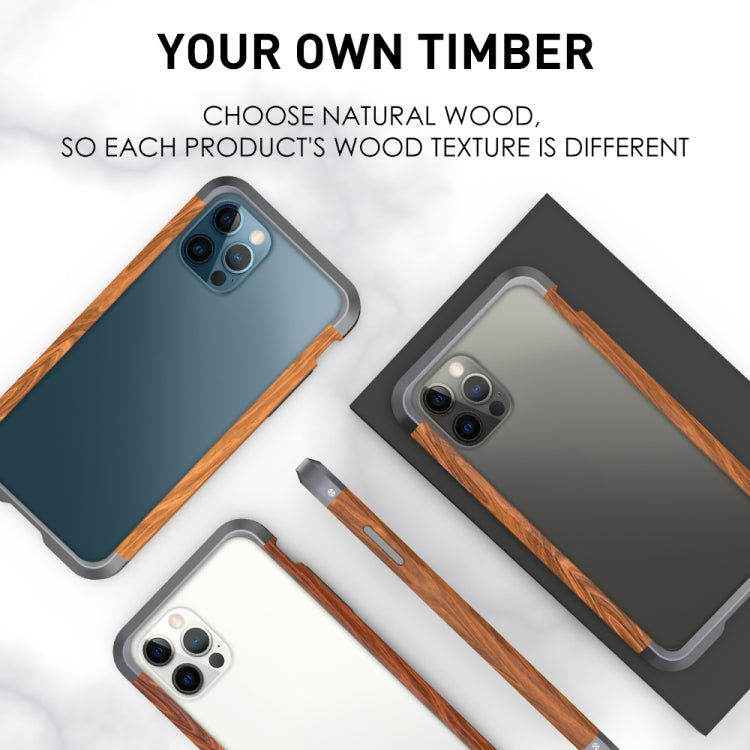 R-JUST Metal + Wood Frame Protective Case