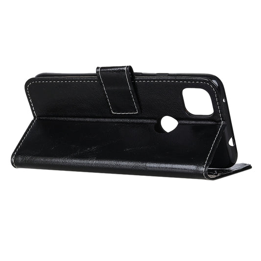 Photo frame window detail crazy horse texture leather flip case
