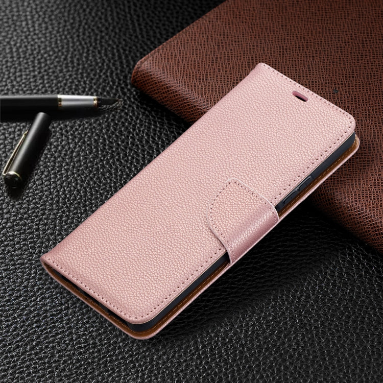 Litchi Texture Pure Color Horizontal Flip PU Leather Case with Holder & Card Slots & Wallet & Lanyard, For Huawei P smart 2021 / Y7a, For Samsung Galaxy A12