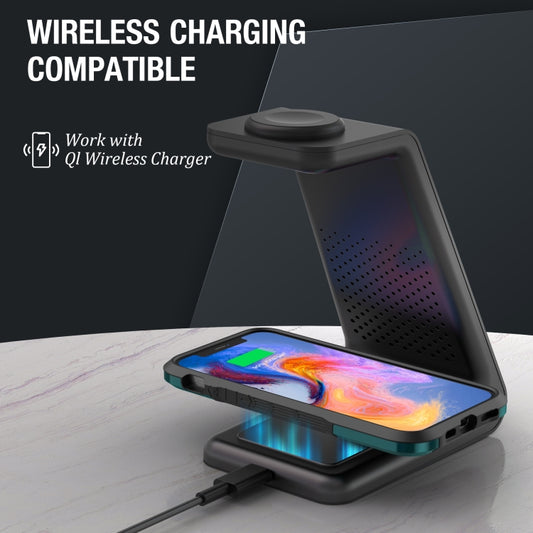 Durable metal frame iPhone 12 Mini case demonstrating drop protection capability