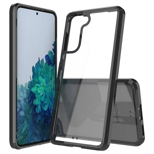 Shockproof TPU acrylic protective case for Samsung Galaxy S21 Ultra 5G with clear design