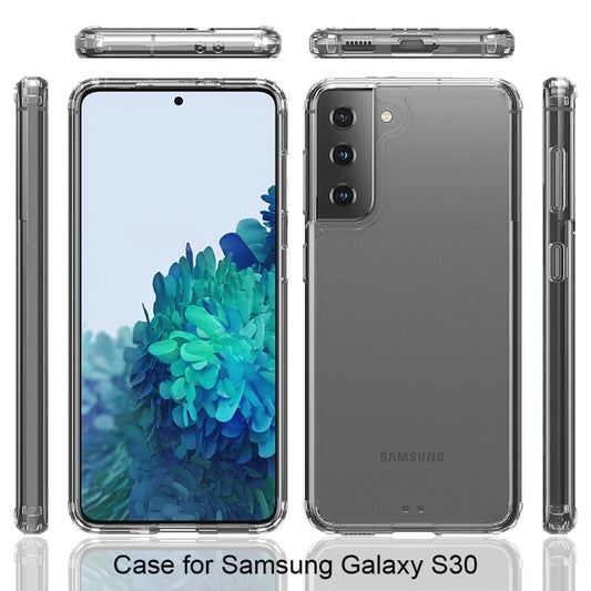 Transparent TPU acrylic hybrid case for S21 Ultra 5G demonstrating scratch resistance