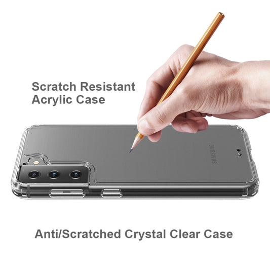 S21 Ultra 5G shockproof case back view highlighting durable acrylic material and design