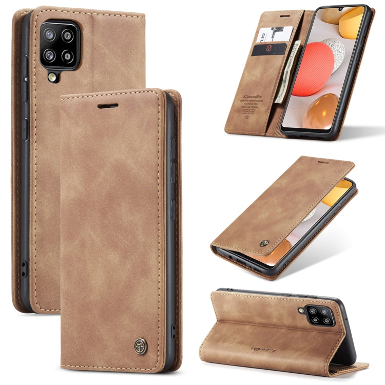 CaseMe-013 Multifunctional Retro Frosted Horizontal Flip Leather Case with Card Slot & Holder & Wallet, For OnePlus 8T, For Samsung Galaxy A21s, For Samsung Galaxy A42 5G, For Huawei P Smart 2021, For Xiaomi Mi 10T Lite 5G