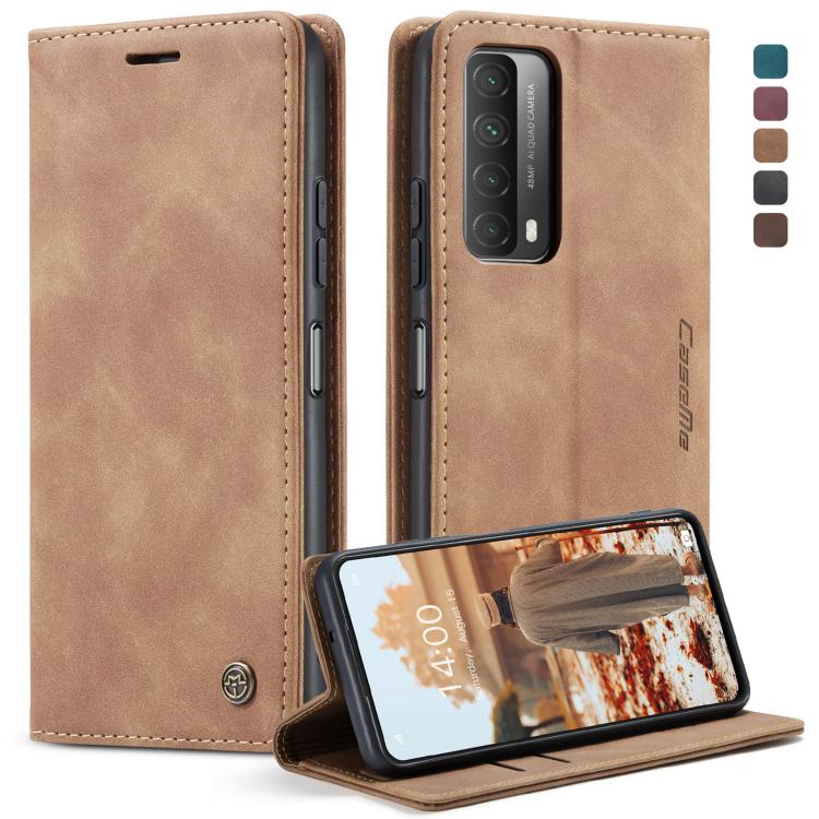 CaseMe-013 Multifunctional Retro Frosted Horizontal Flip Leather Case with Card Slot & Holder & Wallet, For OnePlus 8T, For Samsung Galaxy A21s, For Samsung Galaxy A42 5G, For Huawei P Smart 2021, For Xiaomi Mi 10T Lite 5G