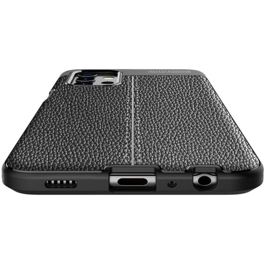 Samsung Galaxy A32 5G shockproof case with NFC litchi textured grip surface