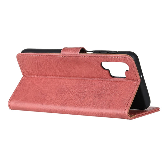 Protective leather case with embossed cowhide texture detail and premium finish